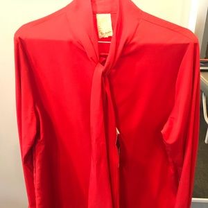 Brand new vintage red blouse